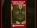 Visuals of ram lallas idol at the shri ram janmaboomi temple in ayodhya  shorts