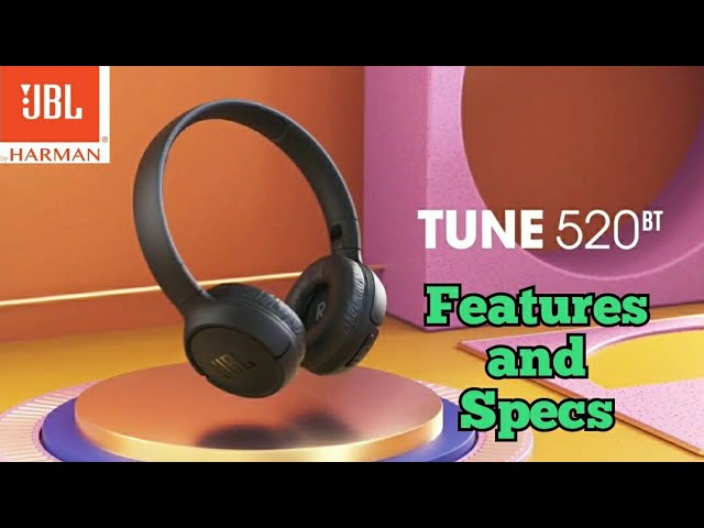 JBL Tune 720BT Wireless Over-Ear Headphones - Black