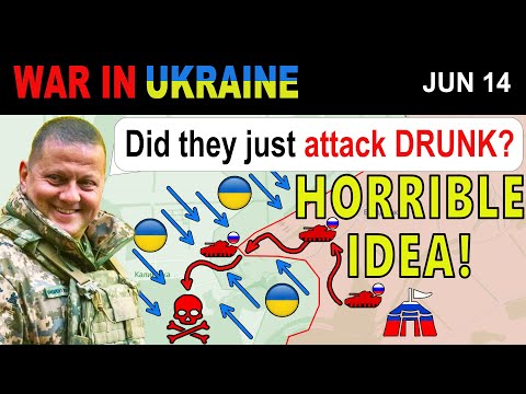 14 Jun: DEAD IN 7 MINUTES: Disoriented Russian Driver GOT HIS UNIT KILLED! | War in Ukraine