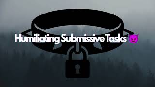 10 Submissive Tasks For submissives | Obedience Training
