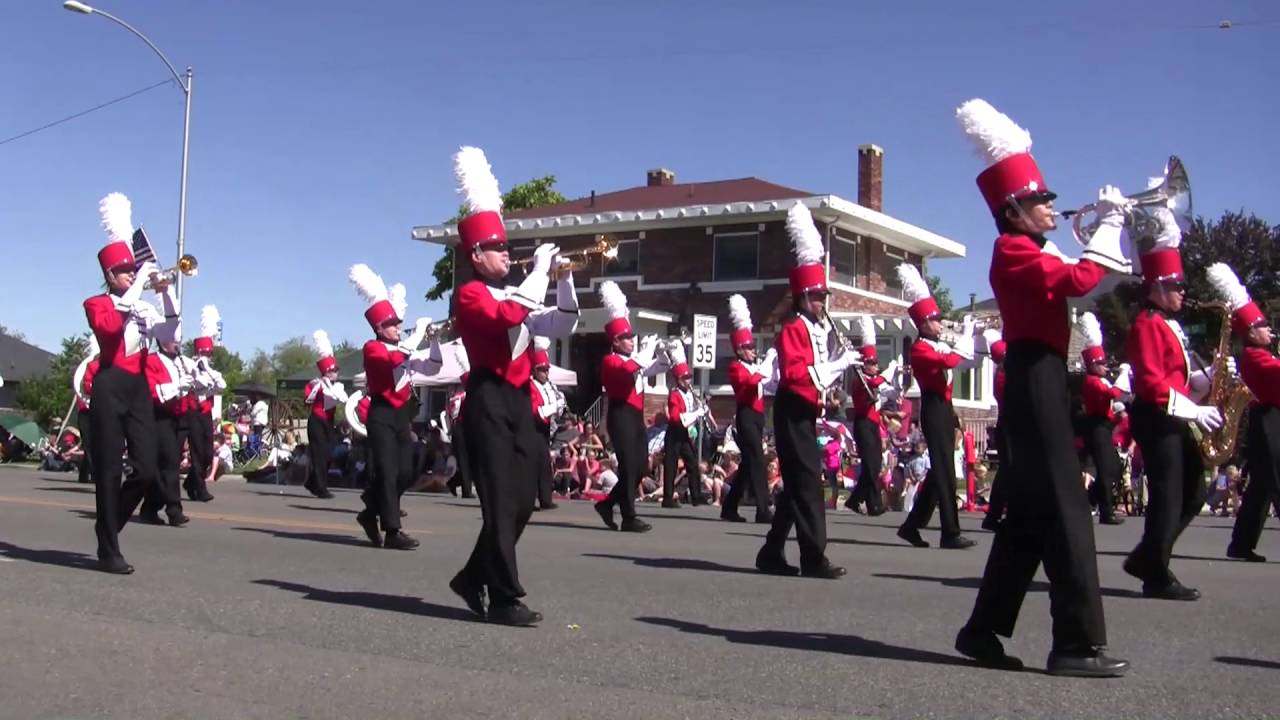 PCHS Marching Band in American Fork Steel Days Parade 2016 YouTube