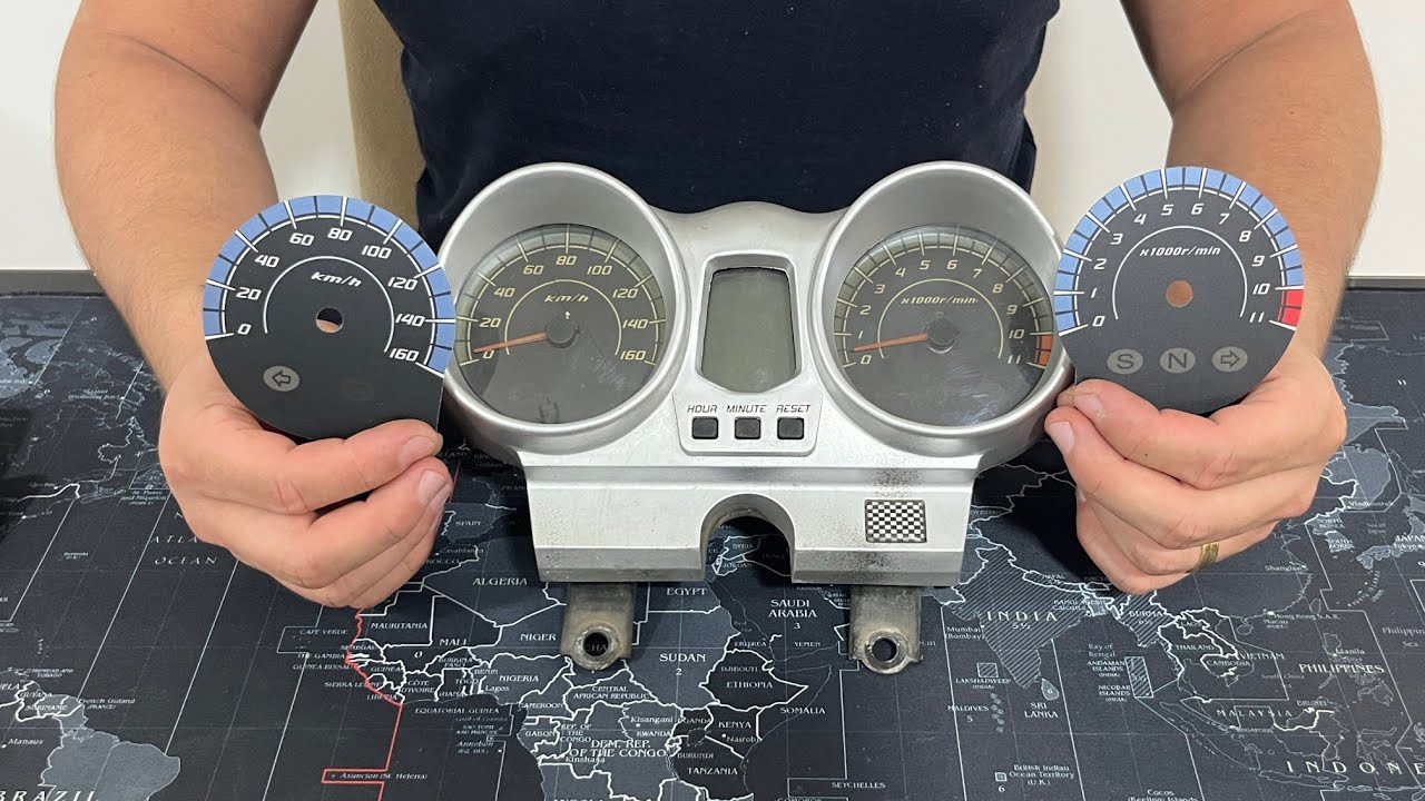 Como Trocar os MOSTRADORES do Painel da CBX 250 Twister (Passo a Passo)