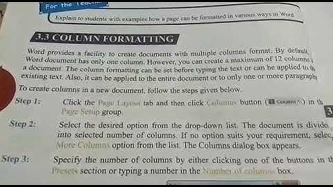 Class 6 Computer Ch 3 More on words part 5 M. M. Model School online classes Class VI