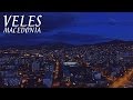 Veles at night  drone footage
