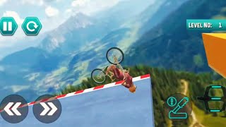 BMX Cycle Stunt Game I part 2 I cycle stunt racing impossible final game play