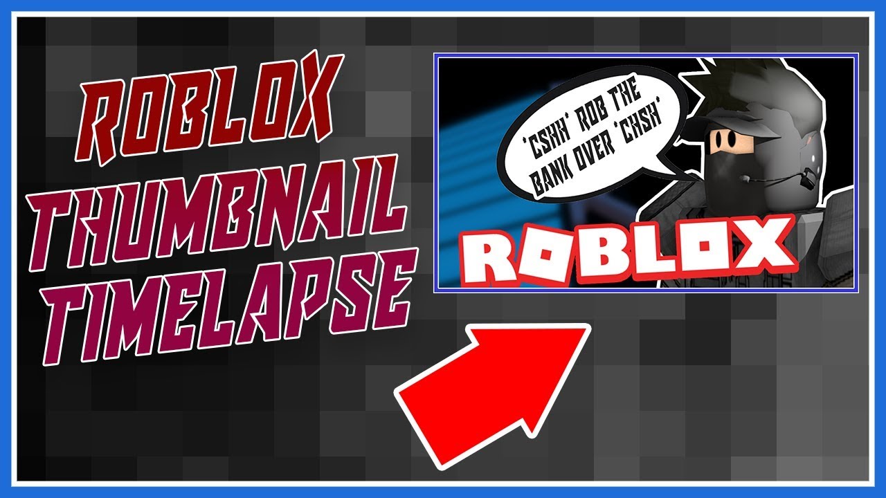 How I Make My Thumbnails Roblox Thumbnail Timelapse Next Weeks Video - 