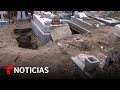 Denuncian robos de cuerpos de cementerio de Iztapalapa | Noticias Telemundo