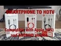 (2021) How to Mirror Screen Apple or Android Phone to HDTV Plug and Play or using EzCast App