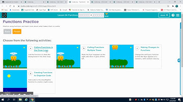 Code.org Lesson 24 Functions Bubbles 2-6