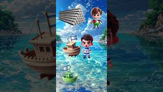 PERAHU MANA YANG KALAH‼️.              #kartun #kartunlucu #kartunanak #shorts #animasi