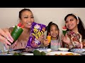 Jalapeño Takis Cream Cheese Mukbang