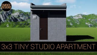 3X3 TINY STUDIO APARTMENT | 9.0 SQM