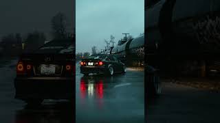 Shooting an IS300 during an Atmospheric River #automotivephotography