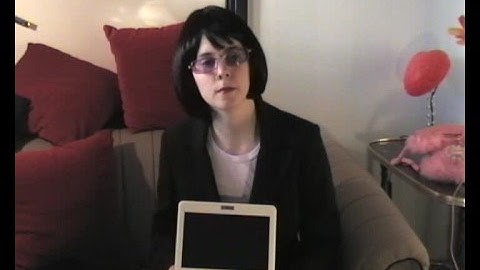 demonstration of Asus Eee touchpad