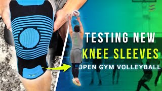 Testing New Knee Sleeves for Volleyball, Training, and Coaching (GO Sleeves Review)