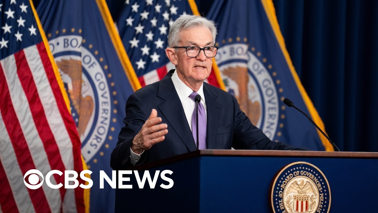 Federal Reserve Chair Jerome Powell speaks after central bank leaves ...