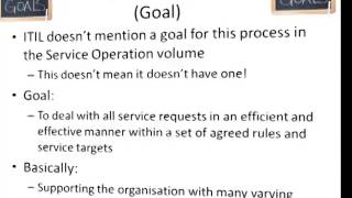 136CSU  ITIL v3 Request Fulfilment Objectives7 25