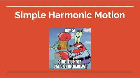 AP Physics 1 Unit 5 Review Video