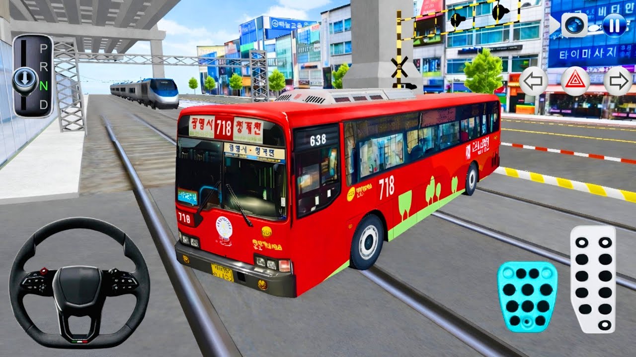 New Express Bus vs Bullet Train Crash Test Experiment 🚍💥🚄 | 3D Driving Class 2026 Car Game