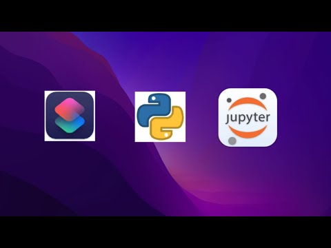 How to use the Mac Shortcuts App to automate Python to launch Jupyter Lab | Mac  Monterey | Apple M1