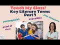 How to Understand Literary Terms (Part 1) | Teach My Class I ELA Lessons for Middle School
