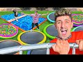 Turning My House Into a TRAMPOLINE PARK!!