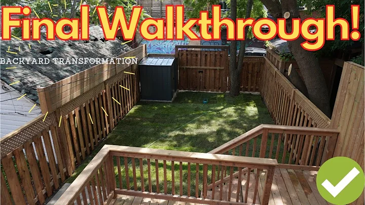 Backyard Transformation -- Final Walkthrough!