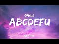 GAYLE - abcdefu  (Lyrics)