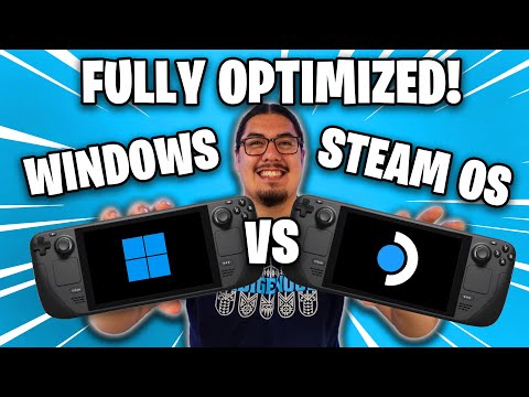 Windows SteamDeck Performance! Windows vs SteamOS!