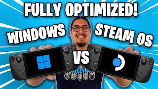 Windows SteamDeck Performance! Windows vs SteamOS!