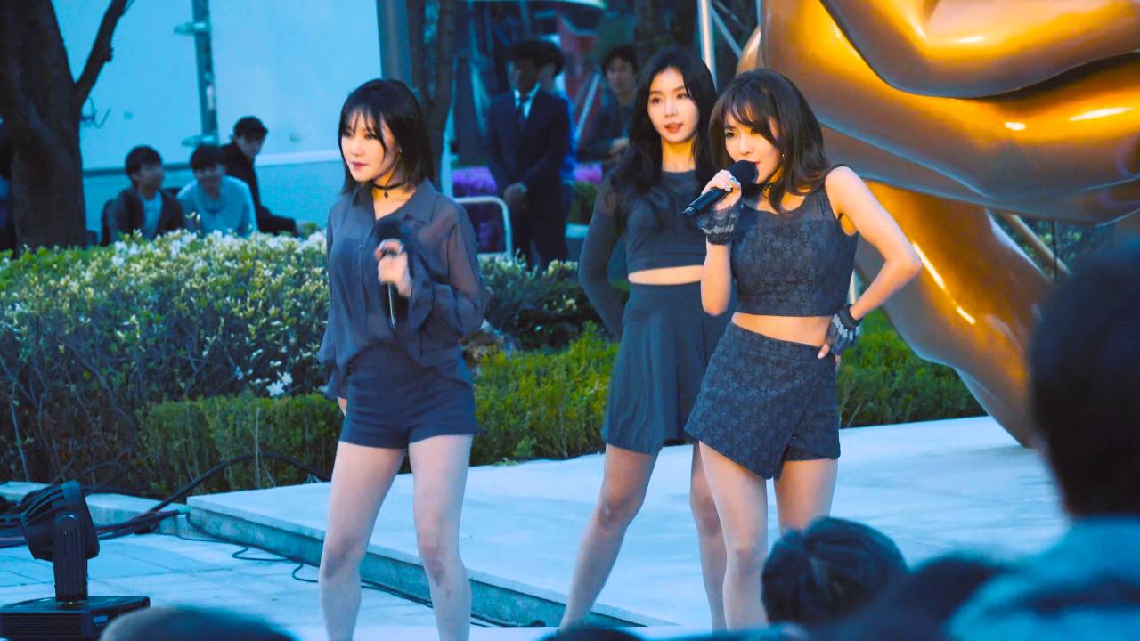 [4k Fancam/직캠]160415 피에스타 (FIESTAR) - Vista (비스타)@강남스타일 제막식