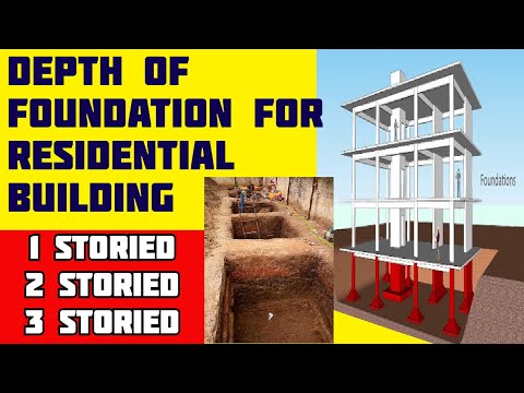 Video: The Foundation For A House Made Of Foam Blocks: What Is Needed For Building On 2 Floors, The Depth Of The Structure Of A One-story And Two-story Cottage, Which One Is Better To Cho