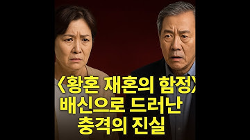 황혼 재혼의 함정 : 배신으로 드러난 충격적 진실 #막장스토리 #막장드라마 #재혼 #황혼실화 #황혼연애 # 황혼로맨스 #황혼이혼