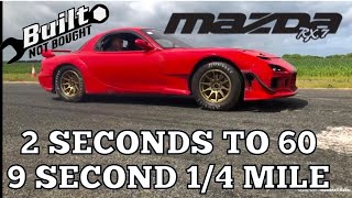 HOME MADE, MAZDA RX-7 has a 4WD BMW GEARBOX, HONDA ENGINE, WELDED DIFF and COST £200 TO BUY