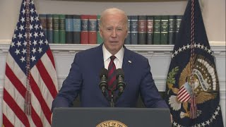 President Biden reacts to Maryland bridge collapse