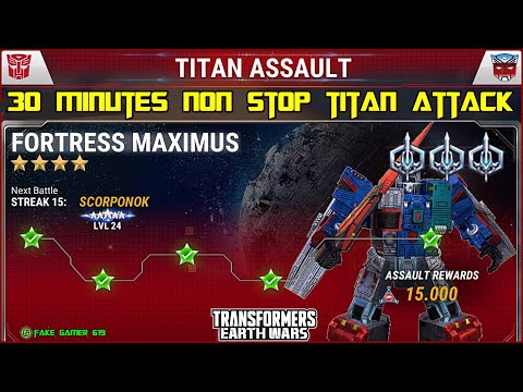 TITAN ASSAULT COMPLETE! - Transformers FORTRESS MAXIMUS vs SCORPONOK