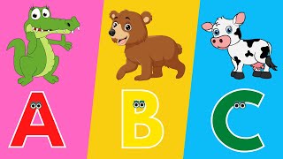 Animal Alphabet | Learn ABCs for Kids | Animals of the Wild from A to Z