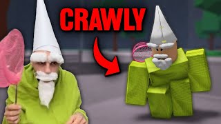 The Green Wizard Gnome Trolls Kids In The Strongest Battlegrounds  Roblox