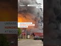 Ukraine Launches Hundreds Of Drones At Another Wildberries Warehouse, Moscow #shorts