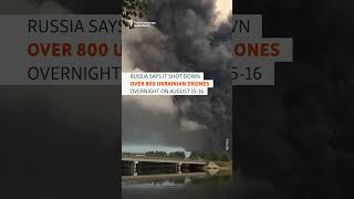 Ukraine Launches Hundreds Of Drones At Another Wildberries Warehouse, Moscow #shorts