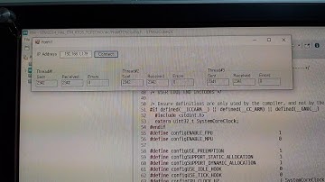 STM32 HAL LWIP+RTOS ECHO SEVER TESTING