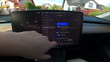How to Enable or Disable Walk Away Door Lock Function in Tesla Model Y ( 2020 - now )