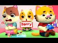 Baby be nice to families  good manners  cartoon for kids  kids songs  mimi and daddy