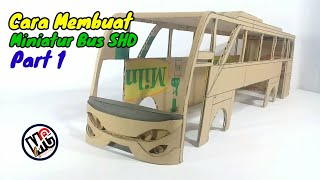 Cara Membuat Miniatur Bus SHD dari Kardus