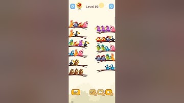 Bird Sort Colour GAMEPLAY LEVEL 93🔥Subscribe Channel@8-Bit games🔥