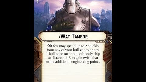 How-to use Officer "Wat Tambor" - Star Wars Armada Explained (SWAE)