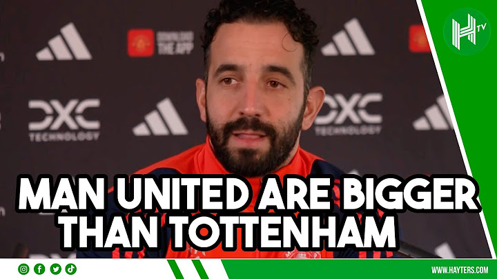 United BIGGER than Spurs | MORE PRESSURE | Ruben Amorim