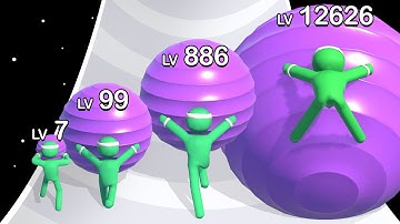GYM BALL RUN: Level Up Balls, Belly Ball Runner (New Update, Max Level)