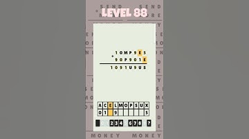 Level 88 - Cryptarithm: android game math  #cryptarithm #mathematics #matematika #maths