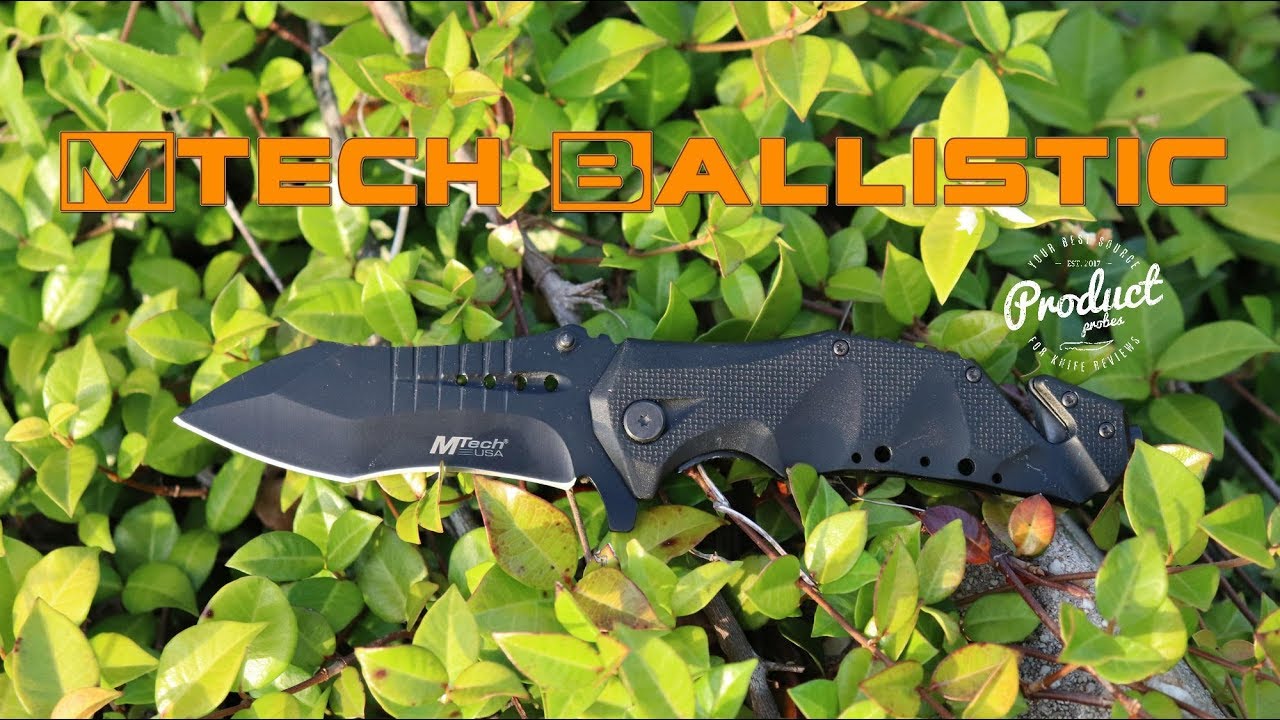 MTech USA Ballistic MTA845 Spring Assisted Folding Pocket Knife YouTube